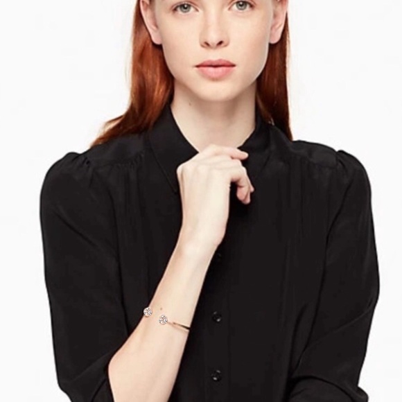 KATE SPADE • Rose Gold Lady Marmalade Cuff Bracelet - Picture 2 of 7